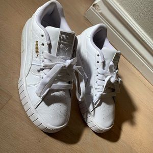 PUMA Carina chunky sneaker with gold detail